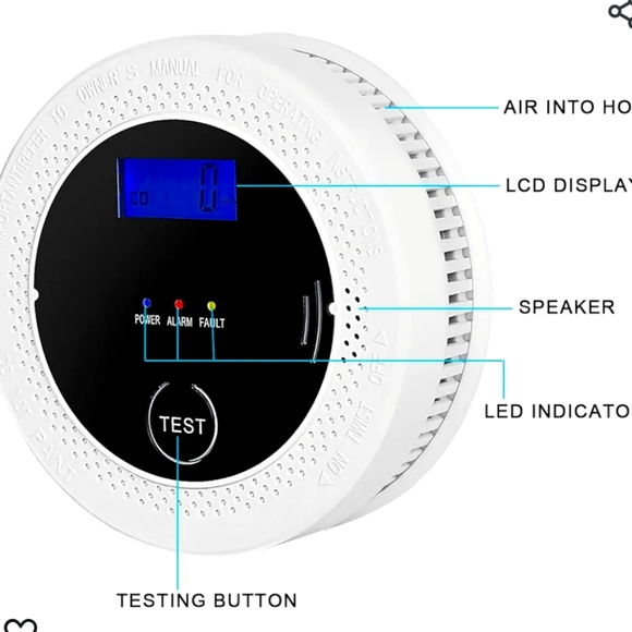 Other - ♥️ 💙 New! 3 pack Smoke & Carbon Monoxide detectors
